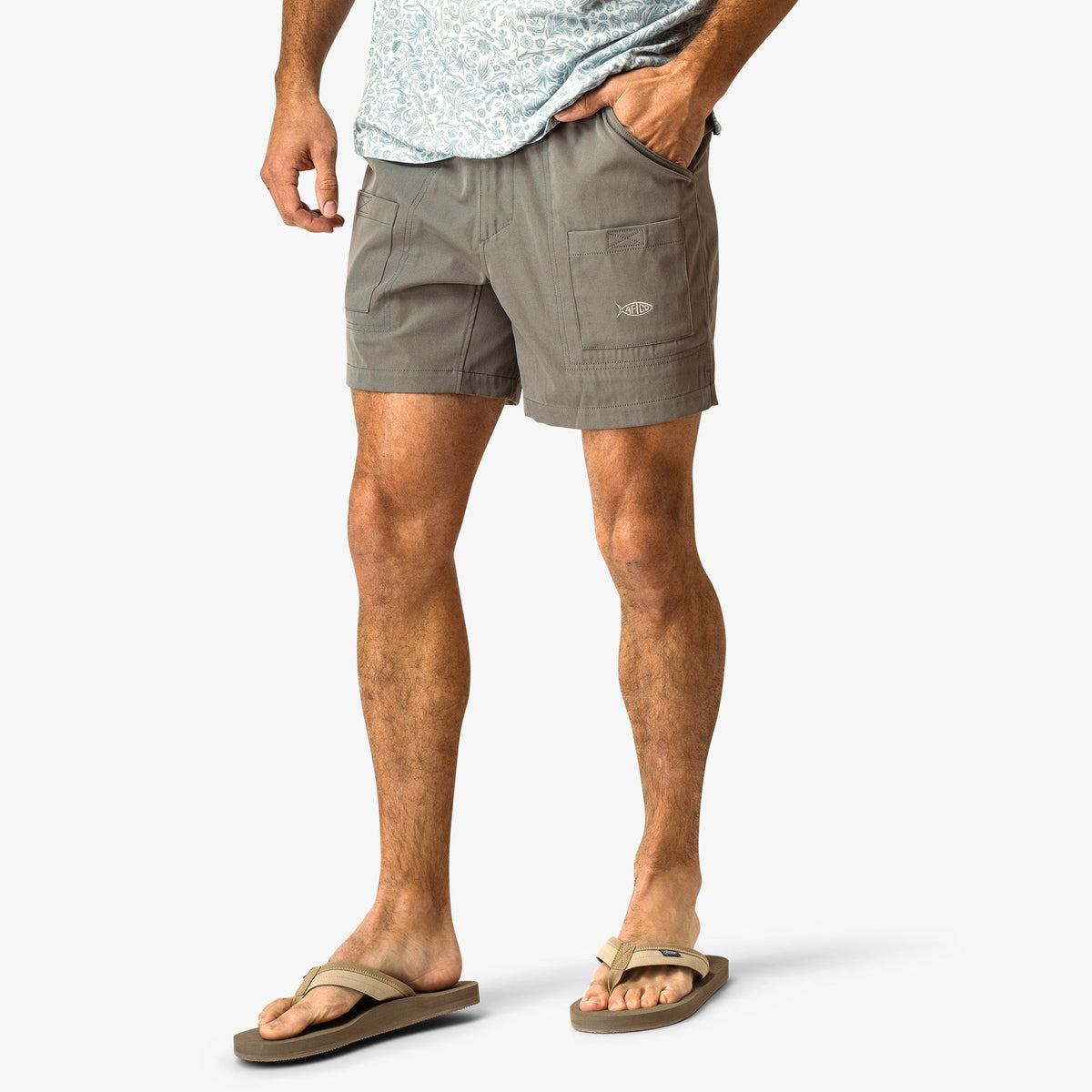 Captns Blue Flex 01 Men's Fishing Shorts / AFTCO Trusted