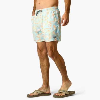 Oceanview Strike Printed Swim Trunks / AFTCO Discount
