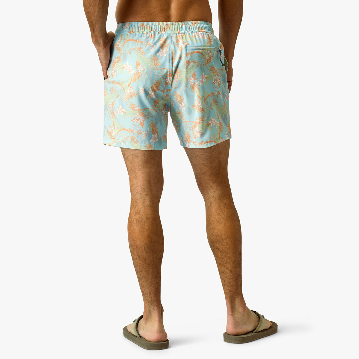 Oceanview Strike Printed Swim Trunks / AFTCO Discount