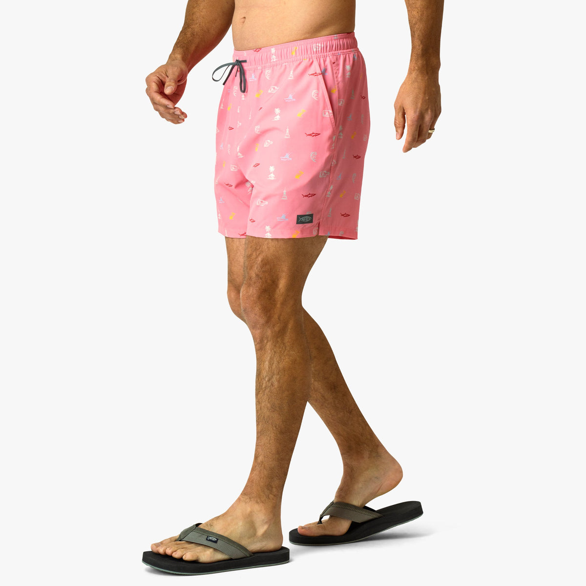 Conch Strike Printed Swim Trunks / AFTCO Customer Favorite