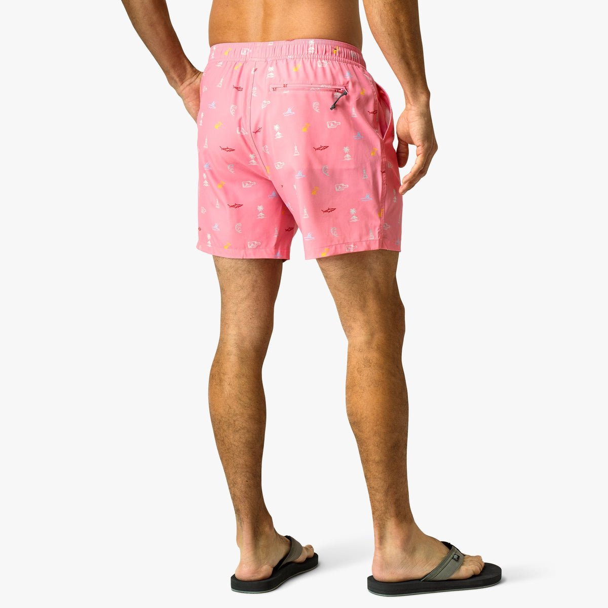 Conch Strike Printed Swim Trunks / AFTCO Customer Favorite