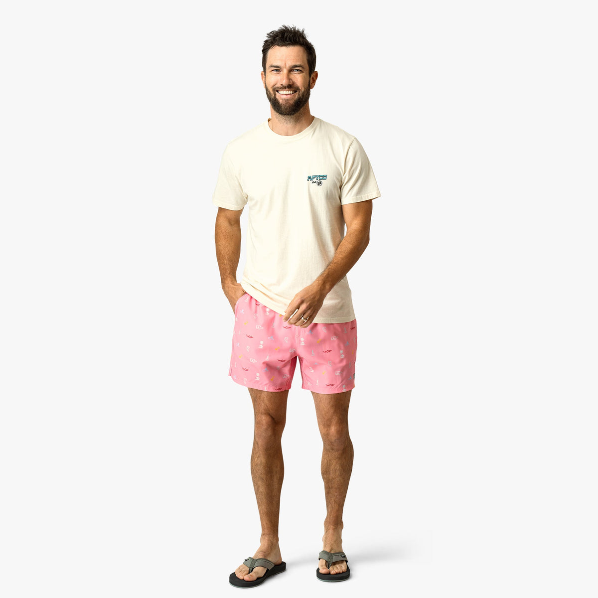 Conch Strike Printed Swim Trunks / AFTCO Customer Favorite