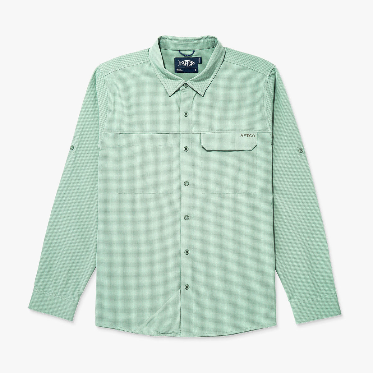 Bay Leaf Air-O Mesh LS Fishing Button Up Shirts / AFTCO Discount