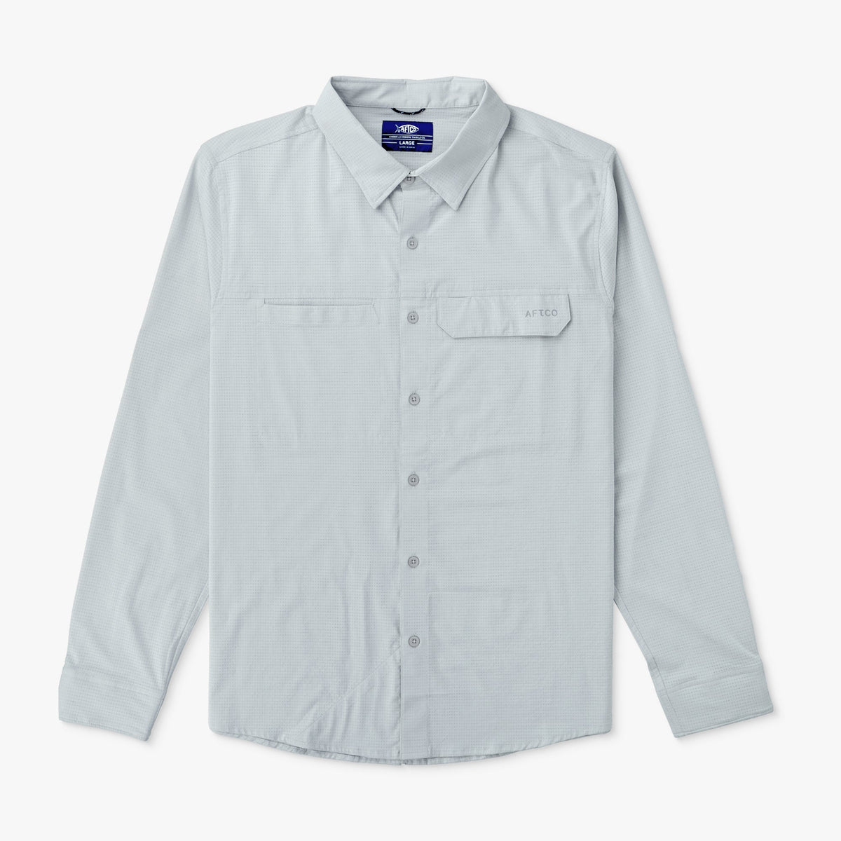 Bay Leaf Air-O Mesh LS Fishing Button Up Shirts / AFTCO Discount