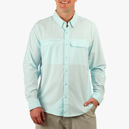 Bay Leaf Air-O Mesh LS Fishing Button Up Shirts / AFTCO Discount