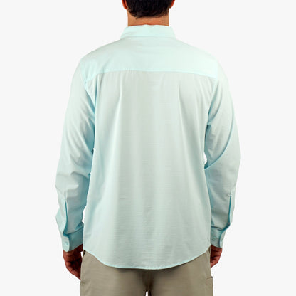 Bay Leaf Air-O Mesh LS Fishing Button Up Shirts / AFTCO Discount