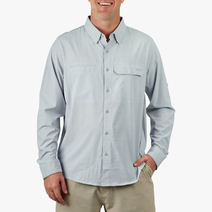 Bay Leaf Air-O Mesh LS Fishing Button Up Shirts / AFTCO Discount