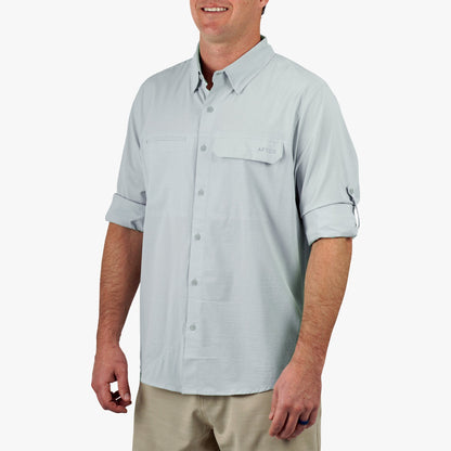 Bay Leaf Air-O Mesh LS Fishing Button Up Shirts / AFTCO Discount