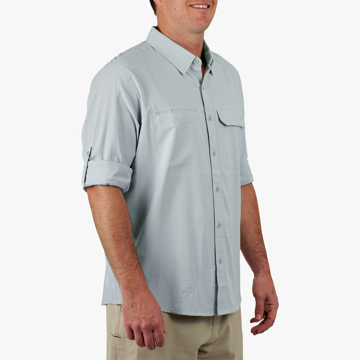 Bay Leaf Air-O Mesh LS Fishing Button Up Shirts / AFTCO Discount