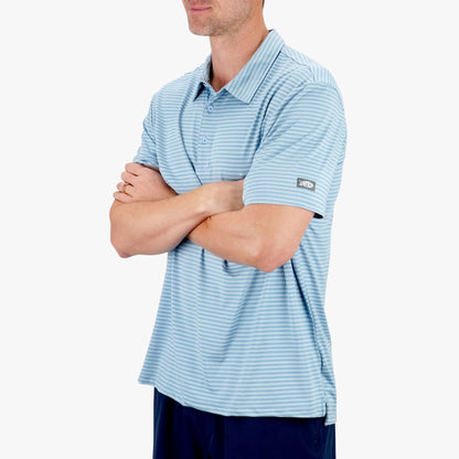 Beach Glass Link Performance Polo / AFTCO Top Pick