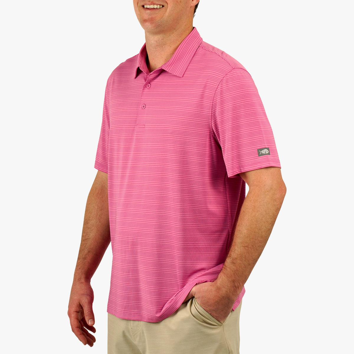 Beach Glass Link Performance Polo / AFTCO Top Pick