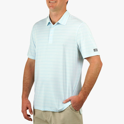 Beach Glass Link Performance Polo / AFTCO Top Pick