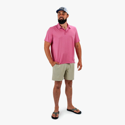 Beach Glass Link Performance Polo / AFTCO Top Pick