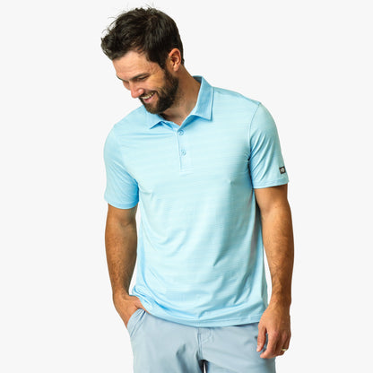 Beach Glass Link Performance Polo / AFTCO Top Pick