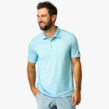 Beach Glass Link Performance Polo / AFTCO Top Pick
