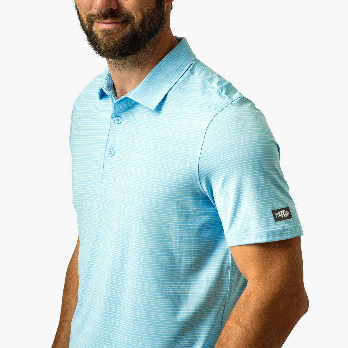 Beach Glass Link Performance Polo / AFTCO Top Pick