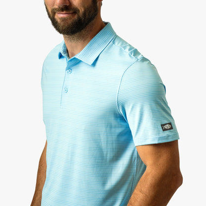 Beach Glass Link Performance Polo / AFTCO Top Pick