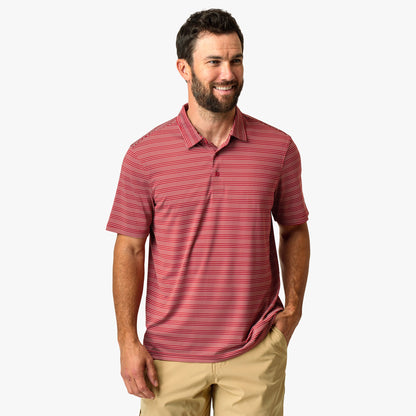 Beach Glass Link Performance Polo / AFTCO Top Pick