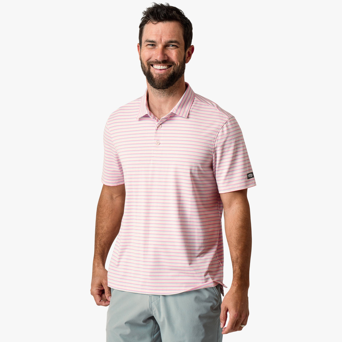 Beach Glass Link Performance Polo / AFTCO Top Pick