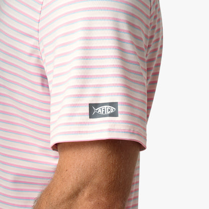 Beach Glass Link Performance Polo / AFTCO Top Pick