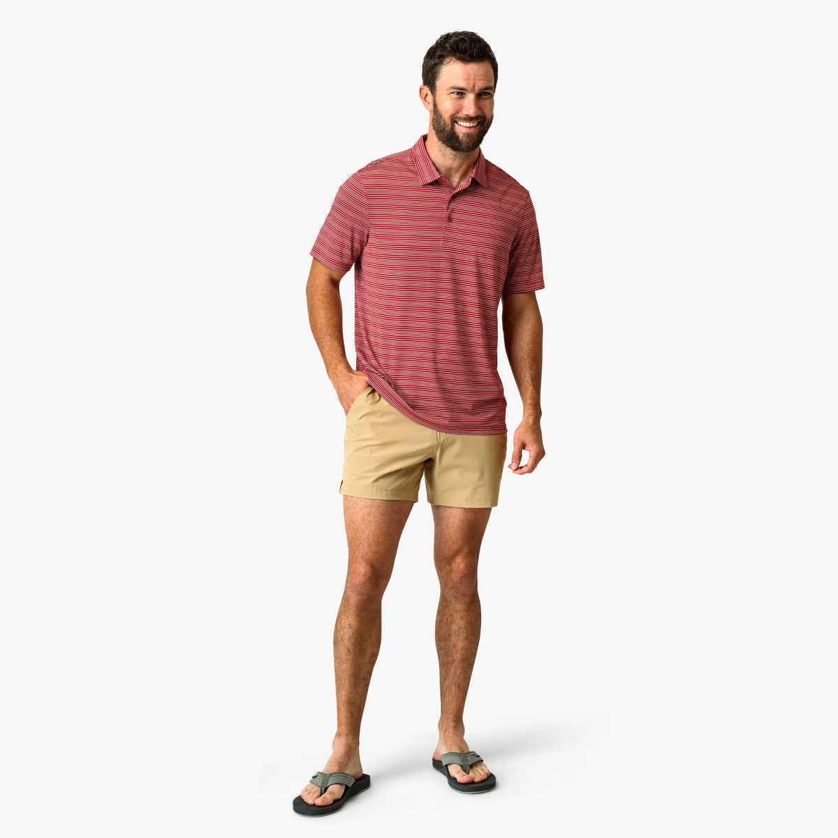 Beach Glass Link Performance Polo / AFTCO Top Pick