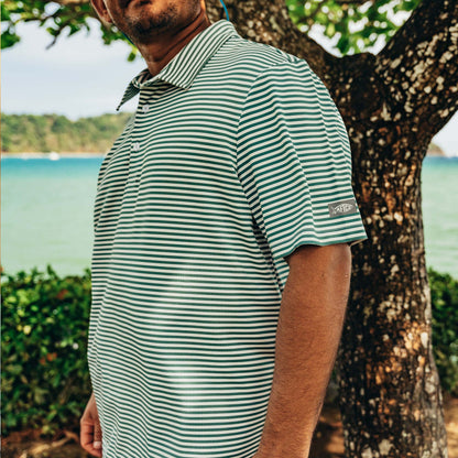 Beach Glass Link Performance Polo / AFTCO Top Pick