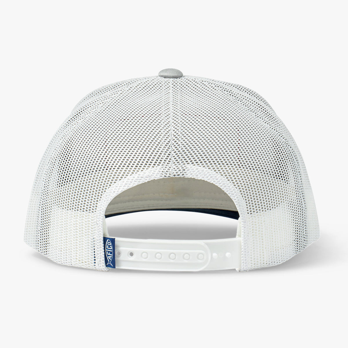 Oyster Gray Left Em' Biting Fishing Trucker Hat / AFTCO Everyday