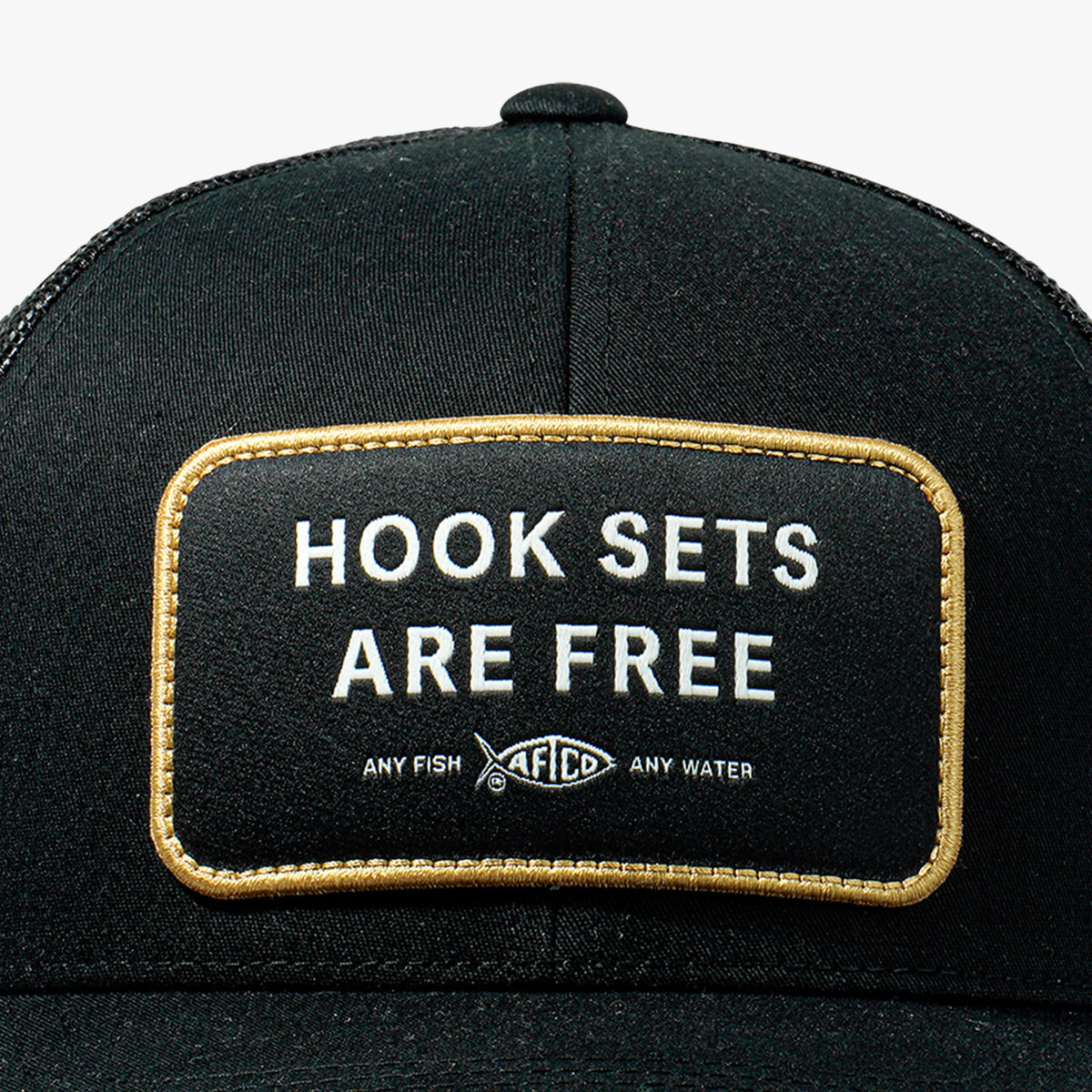 Black Hook Sets Are Free Fishing Trucker Hat / AFTCO Classic