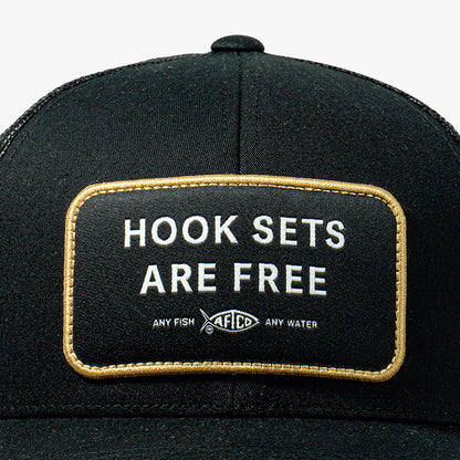 Black Hook Sets Are Free Fishing Trucker Hat / AFTCO Classic