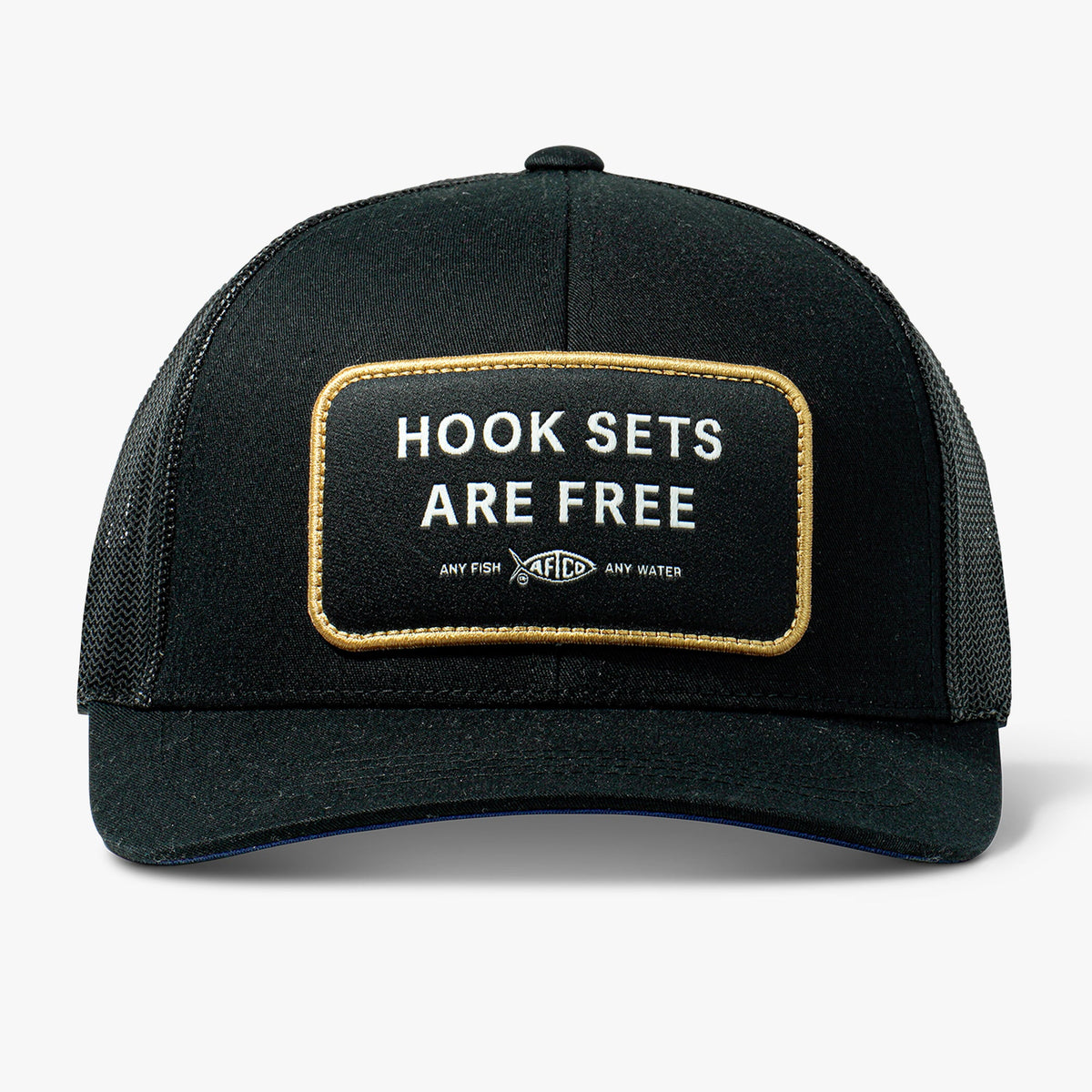 Black Hook Sets Are Free Fishing Trucker Hat / AFTCO Classic