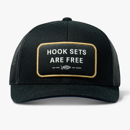 Black Hook Sets Are Free Fishing Trucker Hat / AFTCO Classic