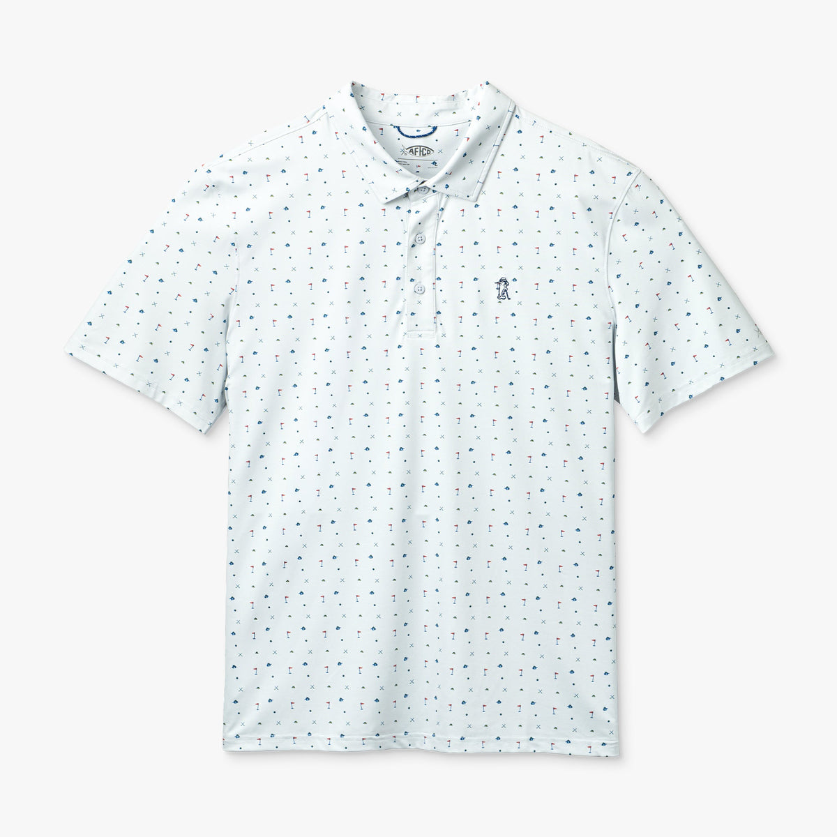 Blue Fairwaves Boatbar Performance Polo / AFTCO Top Pick