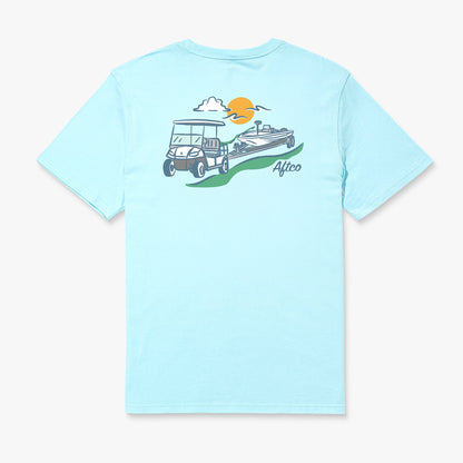 Clearwater Fairwaves Trailer SS T-Shirt / AFTCO Latest