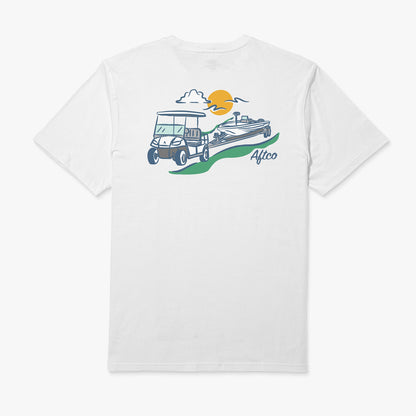 Clearwater Fairwaves Trailer SS T-Shirt / AFTCO Latest