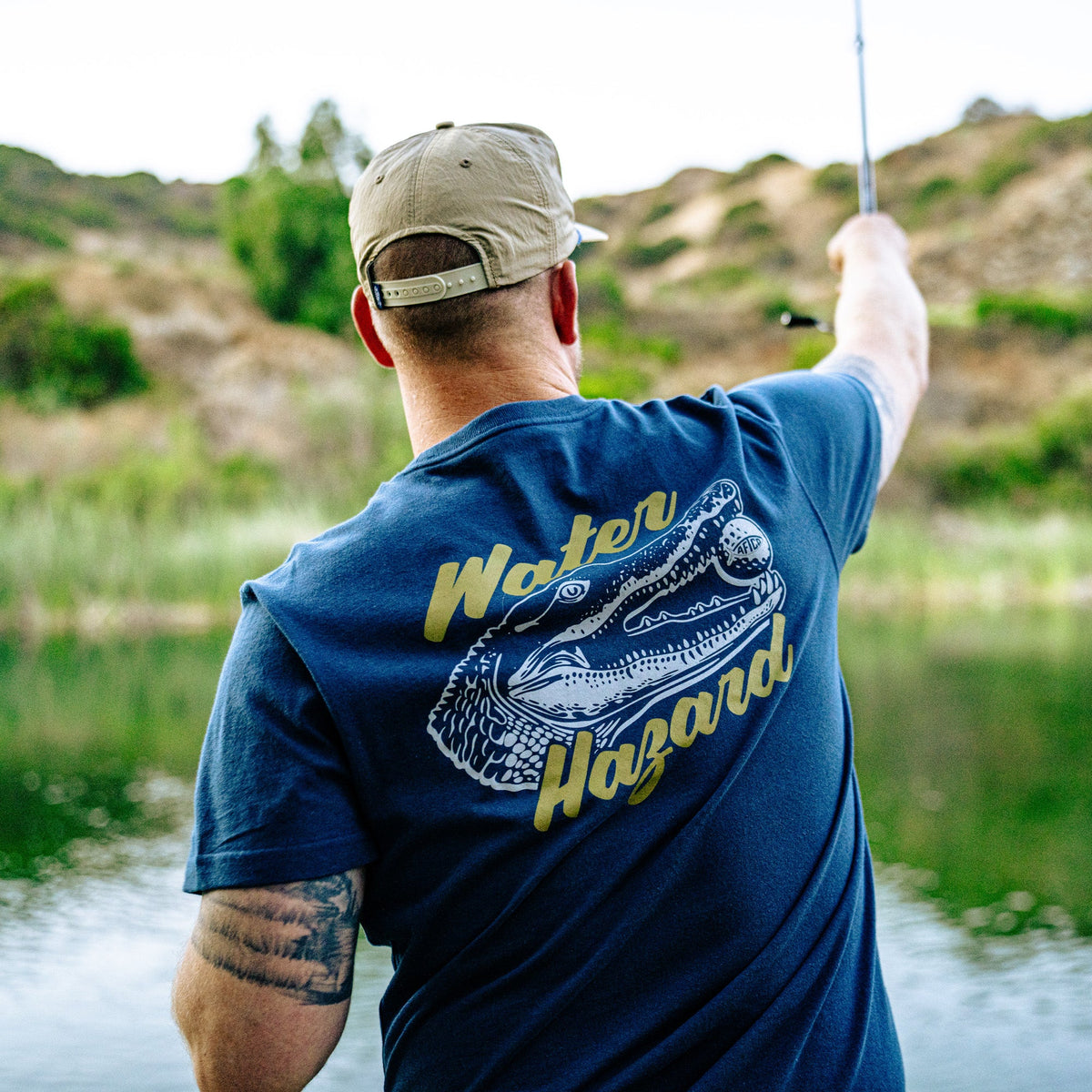 Naval Fairwaves Water Hazard SS T-Shirt / AFTCO Featured