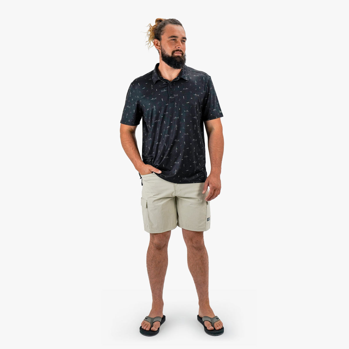 Blue Shadow Deckhand Fishing Shorts / AFTCO Trending
