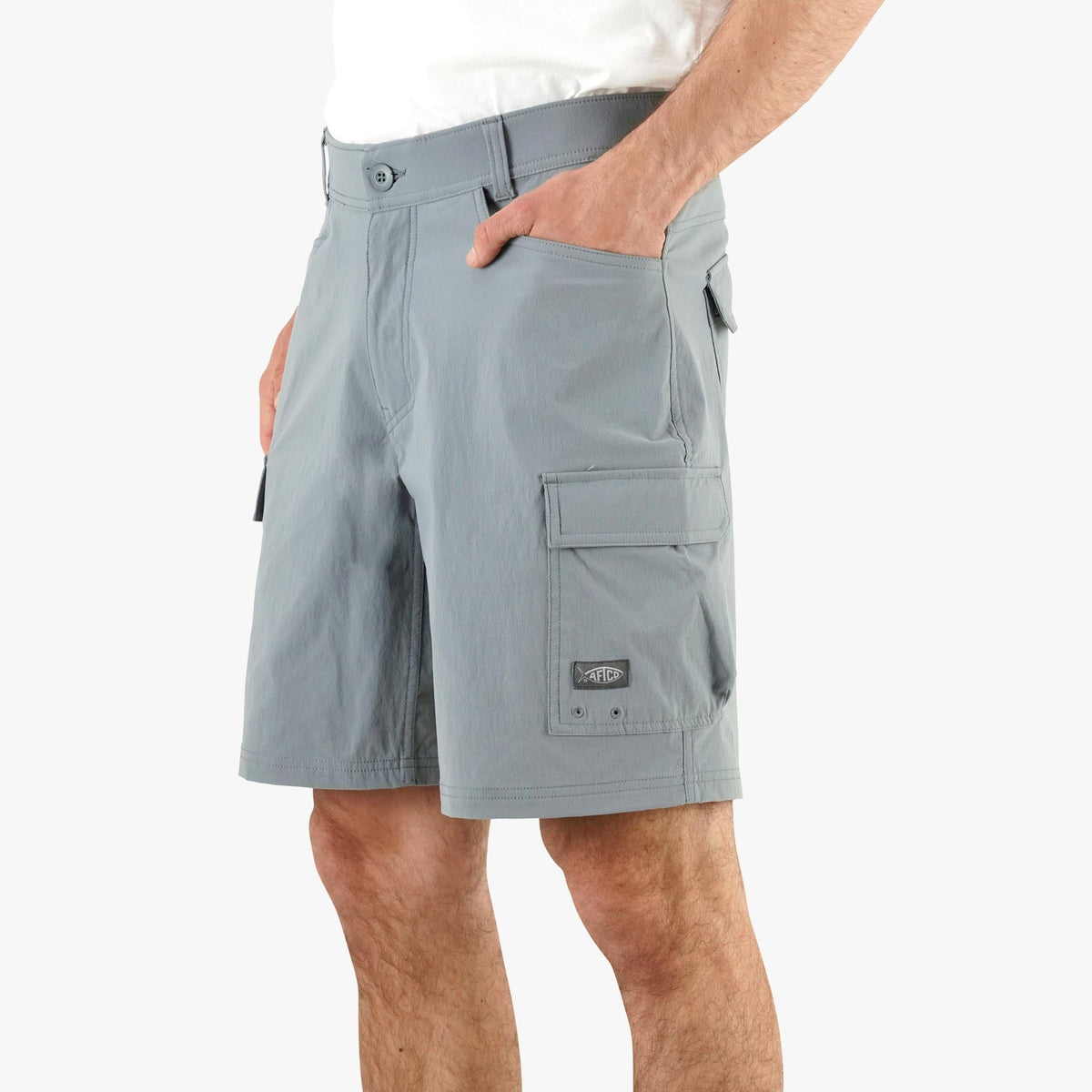 Blue Shadow Deckhand Fishing Shorts / AFTCO Trending