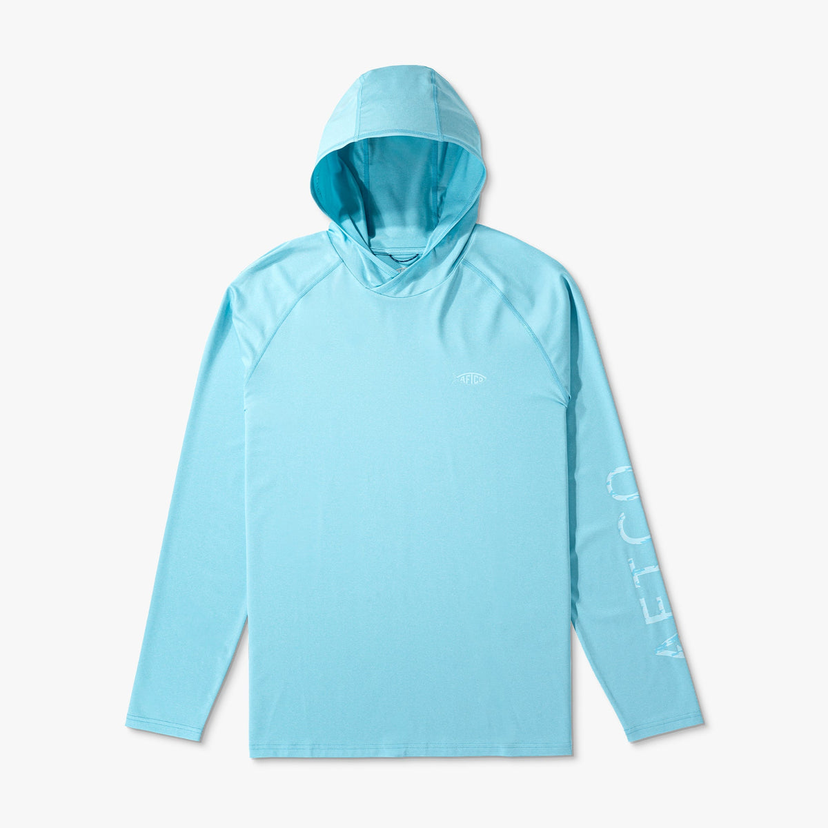 Splish Splash Heather Big Guy Samurai Hooded Performance Shirt / AFTCO Hot Sale