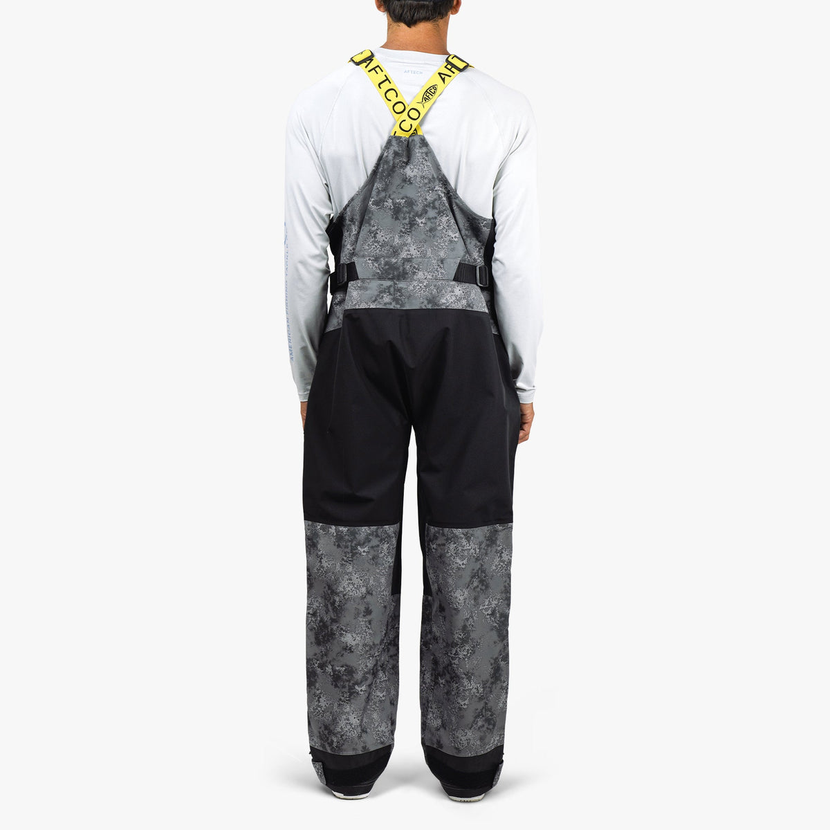 Charcoal Acid Camo Barricade Bibs For Rain / AFTCO Trusted