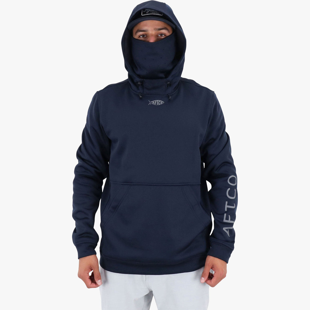 Black Reaper Hoodie: technical fishing sweatshirt by AFTCO / AFTCO Value