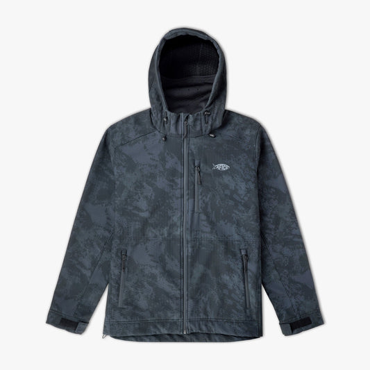 Storm Camo Reaper Tactical Zip Up Camo Softshell Jacket / AFTCO Discount