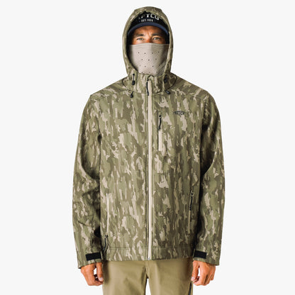 Storm Camo Reaper Tactical Zip Up Camo Softshell Jacket / AFTCO Discount
