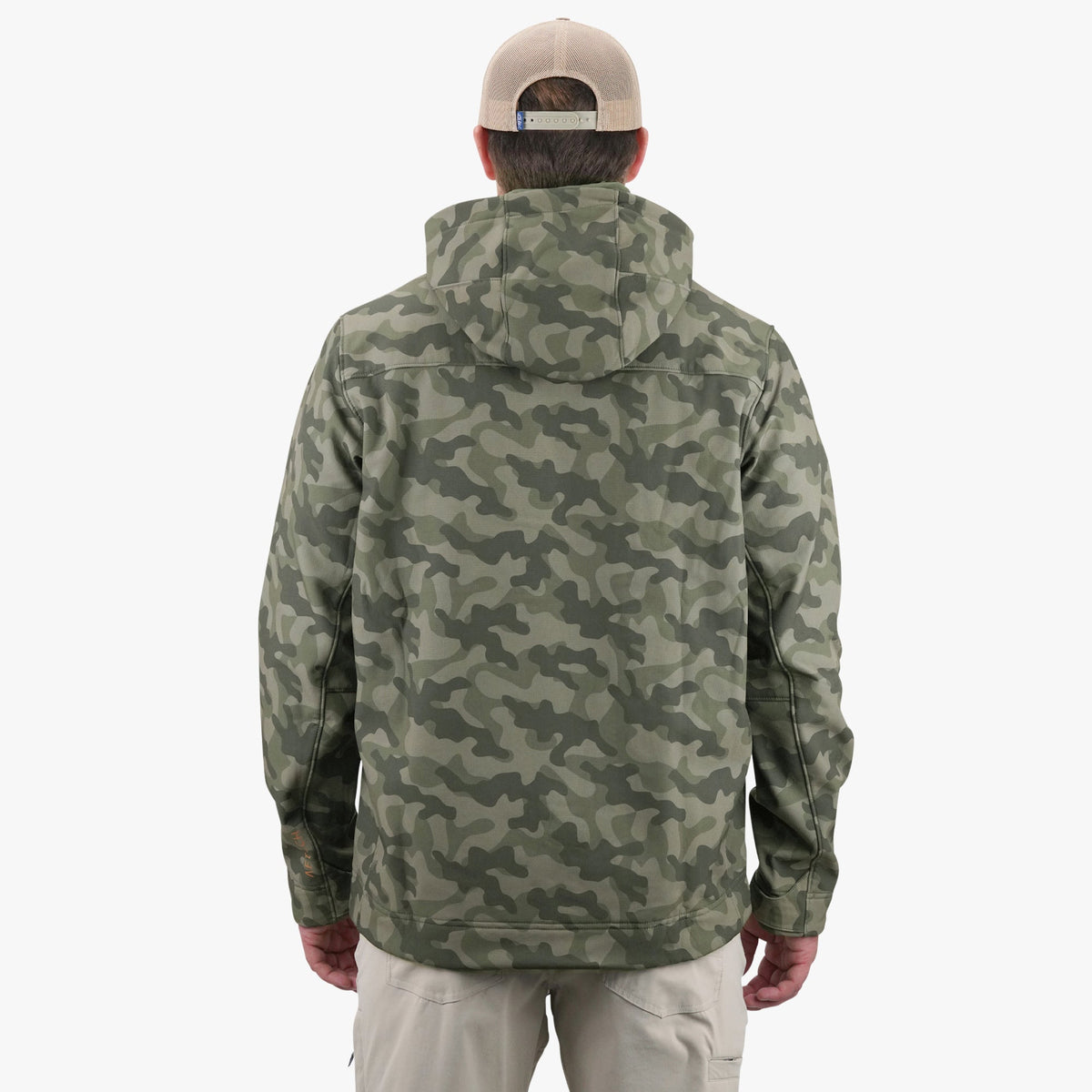 Storm Camo Reaper Tactical Zip Up Camo Softshell Jacket / AFTCO Discount