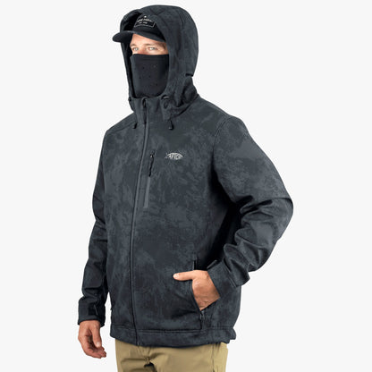 Storm Camo Reaper Tactical Zip Up Camo Softshell Jacket / AFTCO Discount