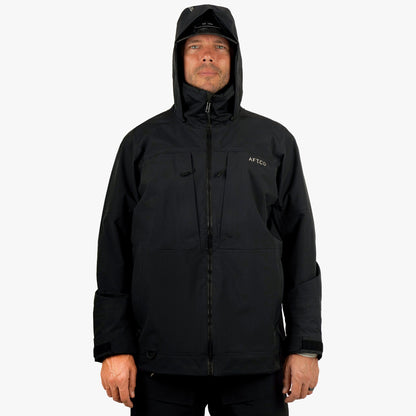 Black Fortress Fishing Rain Jacket / AFTCO Classic