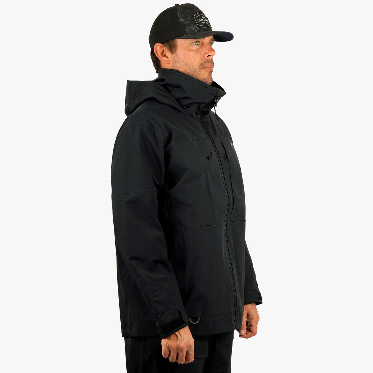 Black Fortress Fishing Rain Jacket / AFTCO Classic