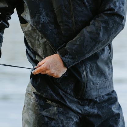 Olive Current Camo Stormbreaker Fishing Jacket / AFTCO Trusted