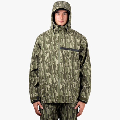 Olive Current Camo Stormbreaker Fishing Jacket / AFTCO Trusted
