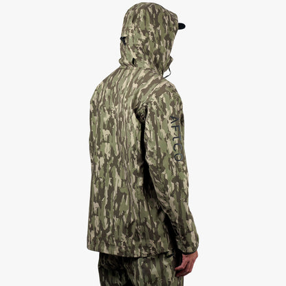 Olive Current Camo Stormbreaker Fishing Jacket / AFTCO Trusted
