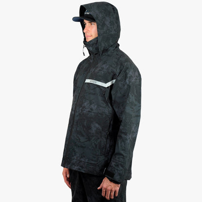 Olive Current Camo Stormbreaker Fishing Jacket / AFTCO Trusted